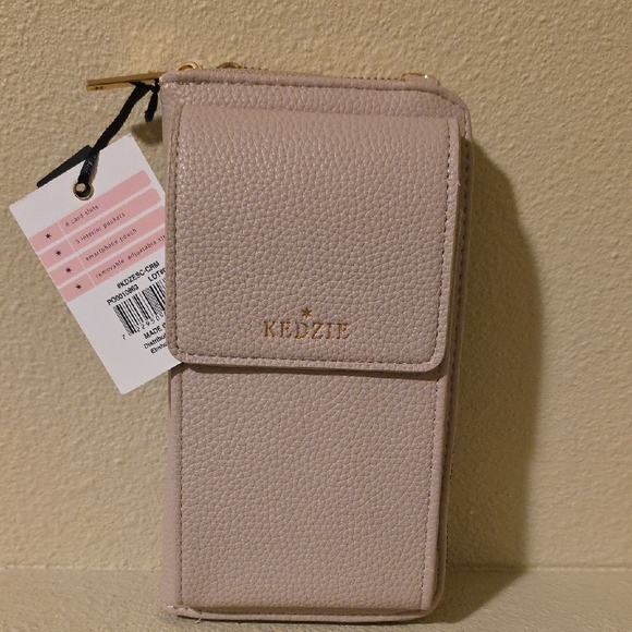 Kedzie Handbags - Kedzie Cream Crossbody Bag